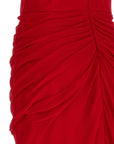 Carolina Herrera Multicolor Silk Midi Dress
