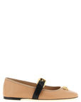 Versace Multicolor Lamb Leather Ballet Flats
