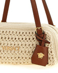 Versace Beige Cotton Shoulder Bag