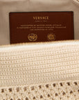 Versace Beige Cotton Shoulder Bag