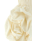 Carolina Herrera White Silk Short Dress