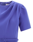 Carolina Herrera Blue Polyester Midi Dress
