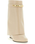 Givenchy Beige Calfskin Ankle Boots