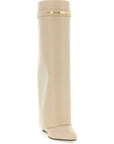 Givenchy Beige Calfskin Over The Knee