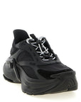 Fendi Black Calfskin Athletic Sneakers