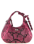 Ganni Fuchsia Recycled Polyester Handbag