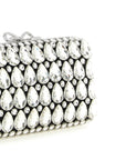 Self-Portrait Black Polyester Clutch Bag
