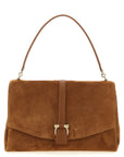 Ferragamo Brown Goatskin Shoulder Bag
