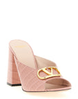 Valentino Garavani Multicolor Calfskin Stiletto Heel Sandals