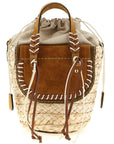 CUBA LAB Beige Pantograph Handbag
