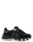 Dolce & Gabbana Black Polyamide Athletic Sneakers