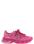 Dolce & Gabbana Fuchsia Polyamide Athletic Sneakers