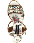 Dolce & Gabbana Multicolor Polyamide Wedge Sandals