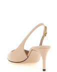 Dolce & Gabbana Multicolor Lamb Leather Mid Heel Pumps