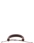 Saint Laurent Bordeaux Lamb Leather Bracelet