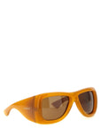 Saint Laurent Orange Acetate Sunglasses