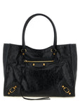 Balenciaga Black Lamb Leather Tote Bag