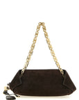 Ferragamo Brown Goatskin Shoulder Bag