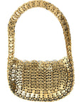 Paco Rabanne Multicolor Calfskin Shoulder Bag