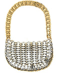 Paco Rabanne Multicolor Calfskin Shoulder Bag