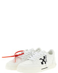 Off-White Bicolor Cotton Low Top Sneakers