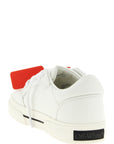 Off-White Bicolor Cotton Low Top Sneakers