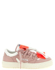 Off-White Multicolor Leather Low Top Sneakers