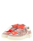 Off-White Multicolor Leather Low Top Sneakers