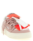Off-White Multicolor Leather Low Top Sneakers