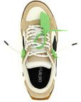 Off-White Multicolor Nylon Athletic Sneakers