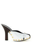 Versace Bicolor Calfskin High Heel Pumps