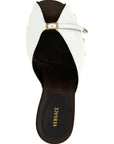 Versace Bicolor Calfskin High Heel Pumps