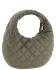 Saint Laurent Gray Lamb Leather Handbag