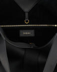 Saint Laurent Black Calfskin Tote Bag