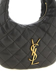 Saint Laurent Brown Lamb Leather Handbag