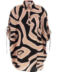 Emilio Pucci Multicolor Silk Short Dress