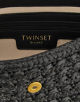 Twinset Black Polypropylene Crossbody Bag
