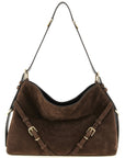 Givenchy Brown Calfskin Shoulder Bag