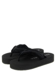 Balenciaga Black Viscose Slides