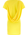 Jacquemus Bicolor Viscose Short Dress