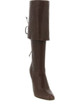 Alexander McQueen Brown Lamb Leather Over The Knee
