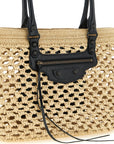Balenciaga Beige Viscose Shoulder Bag