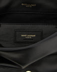 Saint Laurent Black Lamb Leather Shoulder Bag