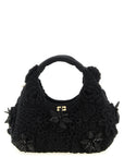 Ganni Black Organic Cotton Handbag