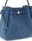 Tory Burch Blue Lamb Leather Handbag
