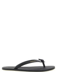 Saint Laurent Black Calfskin Slides