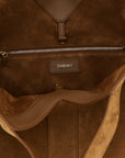 Saint Laurent Brown Calfskin Tote Bag