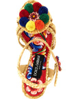Dolce & Gabbana Multicolor Viscose Stiletto Heel Sandals