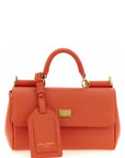 Dolce & Gabbana Orange Calfskin Handbag