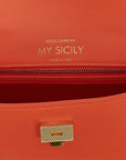 Dolce & Gabbana Orange Calfskin Handbag